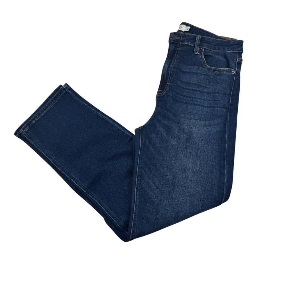 Carly Jean Los Angeles Brooke Straight Leg Dark Wash Jeans Women's Size 15